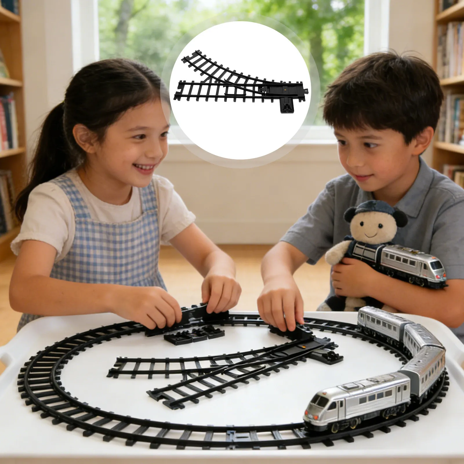 6Pcs Plastic Train Track Connectors Stable Railway Track Accessories for DIY Electric Train Sets Extension Flexible Parts
6Pcs Plastic Train Track Connectors Stable Railway Track Accessories for DIY Electric Train Sets Extension Flexible Parts