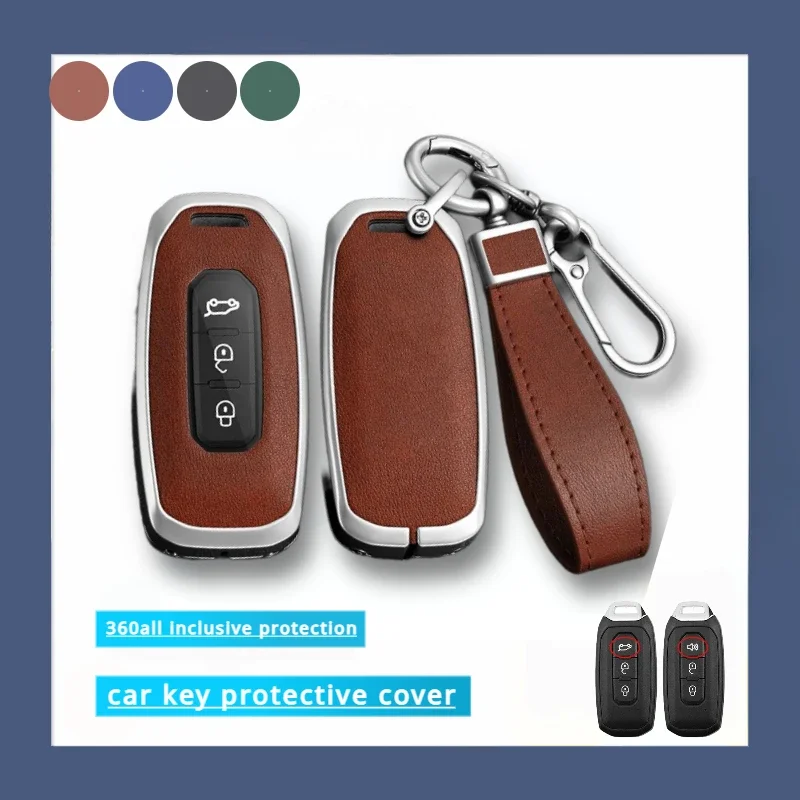 Alloy Car Smart Remote Key Cover Case Keychain For Ford Territory EV Bag Shell Holder Protector Car Accessories
Alloy Car Smart Remote Key Cover Case Keychain For Ford Territory EV Bag Shell Holder Protector Car Accessories
