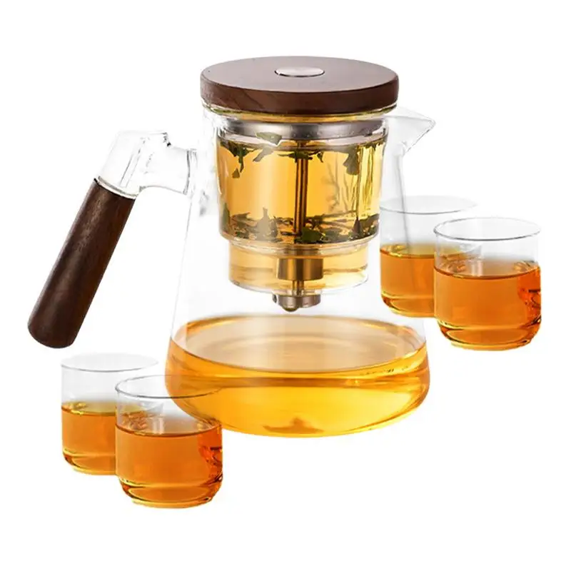 Tea Infuser Pot Dripless Spout Tea Brewer Water Separation Glass Teapot Heat-Resistant Filter Teapot Glass Tea Kettle For Home
Tea Infuser Pot Dripless Spout Tea Brewer Water Separation Glass Teapot Heat-Resistant Filter Teapot Glass Tea Kettle For Home