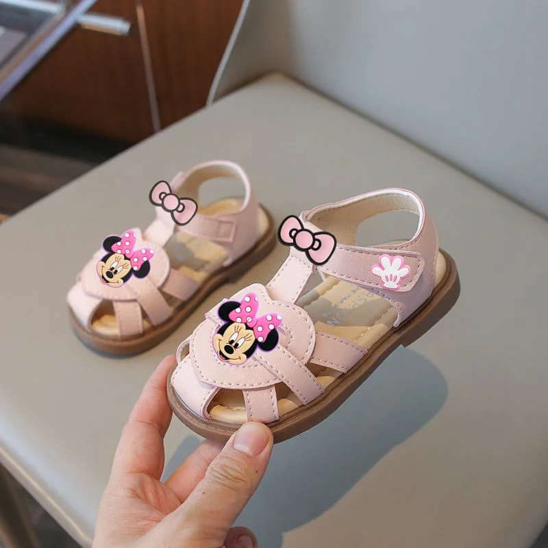 Disney slippers Mickey Mouse Girls Sandals Summer New Cute Baby Cutout Princess Beach Shoes Children's Soft Sole Toddler Shoes
Disney slippers Mickey Mouse Girls Sandals Summer New Cute Baby Cutout Princess Beach Shoes Children's Soft Sole Toddler Shoes
