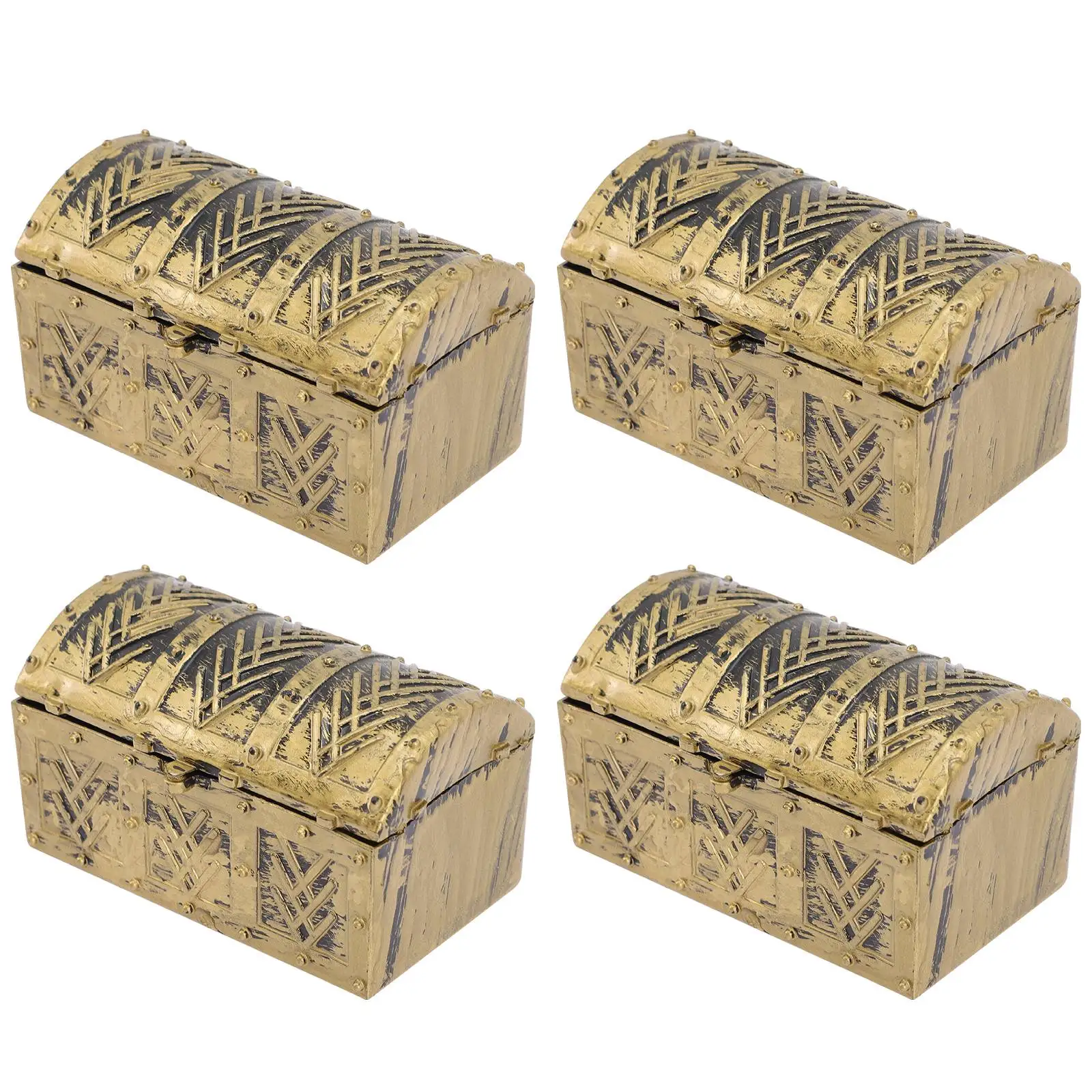 4 Pcs Pirate Chest Treasure Mini Retro Boxes for Kids Party Favors Storage Toys Home Decor Plastic Material Container
4 Pcs Pirate Chest Treasure Mini Retro Boxes for Kids Party Favors Storage Toys Home Decor Plastic Material Container