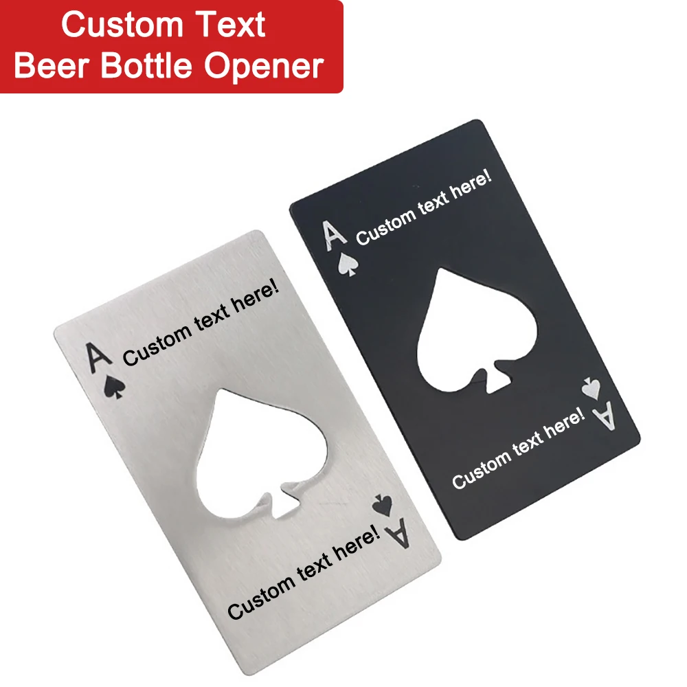 Custom Text Beer Bottle Opener Stainless Steel Personalized Text Bottle Opener Laser Engraving Customized Name Card Beer Opener
Custom Text Beer Bottle Opener Stainless Steel Personalized Text Bottle Opener Laser Engraving Customized Name Card Beer Opener