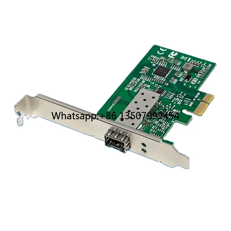 Internal PCI Express X1 I210-F1 Single Optical Port/SFP Gigabit Ethernet Server Network Card ROHS Certified Stock
Internal PCI Express X1 I210-F1 Single Optical Port/SFP Gigabit Ethernet Server Network Card ROHS Certified Stock