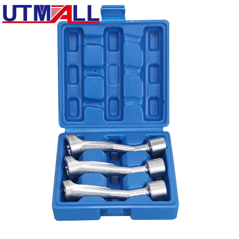 3pc 1/2"Drive Fuel Injector Line Injection Socket Set 14mm 17mm 19mm
3pc 1/2"Drive Fuel Injector Line Injection Socket Set 14mm 17mm 19mm