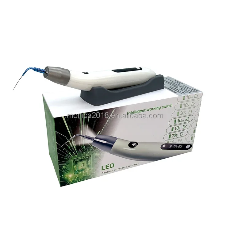 New LED Denta Endo Ultra Activator Ultrasonic Washing Teeth LED Cordless Ultrasonic Activator Touch Type With 6 Tips
New LED Denta Endo Ultra Activator Ultrasonic Washing Teeth LED Cordless Ultrasonic Activator Touch Type With 6 Tips