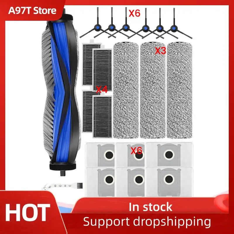 A97T 21 шт. для ECOVACS DEEBOT X8/X8 PRO OMNI аксессуары для пылесоса с мешками для пыли фильтры основные боковые щетки роликовые швабры
A97T 21 шт. для ECOVACS DEEBOT X8/X8 PRO OMNI аксессуары для пылесоса с мешками для пыли фильтры основные боковые щетки роликовые швабры