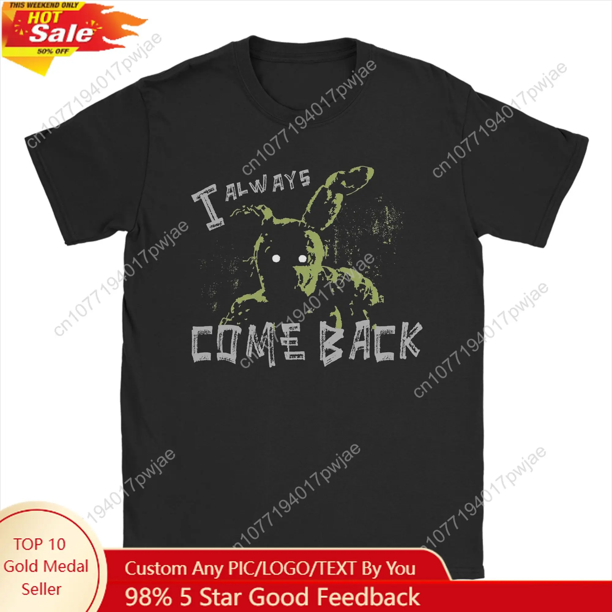 Men Springtrap FNAF At Freddys T Shirts 100% Cotton Clothing Vintage Short Sleeve Crew Neck Tee Shirt Big Size T-Shirt
Men Springtrap FNAF At Freddys T Shirts 100% Cotton Clothing Vintage Short Sleeve Crew Neck Tee Shirt Big Size T-Shirt