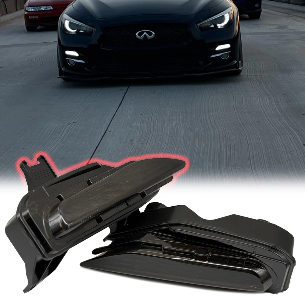 LED Repeat Blinker Front Bumper Side Marker Light for Infiniti Q50 Car Turn Signal DRL Switchback
LED Repeat Blinker Front Bumper Side Marker Light for Infiniti Q50 Car Turn Signal DRL Switchback