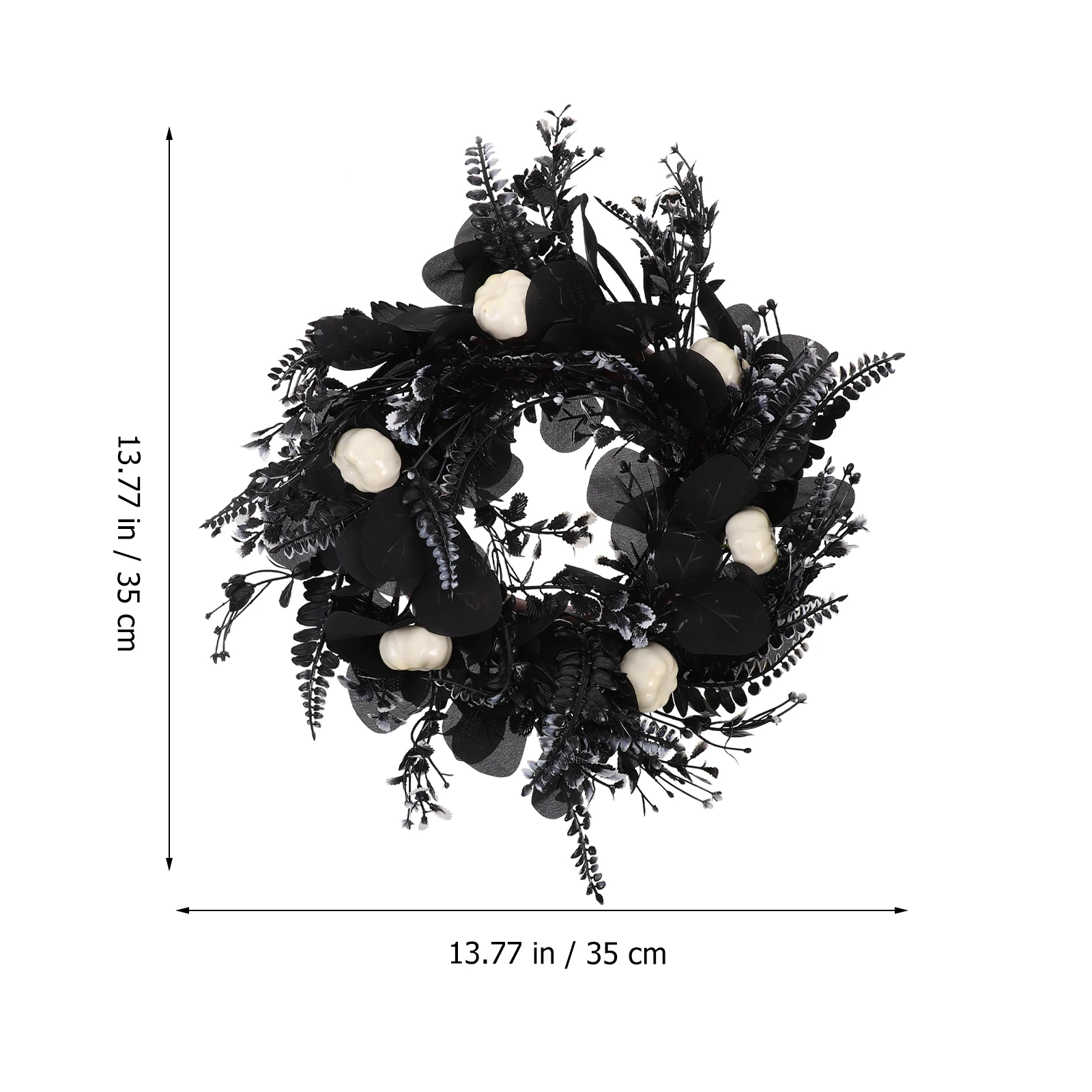 Pumpkin Wreath Gothic Decorative Door Halloween Party Supply Wall Decor Simulated Outdoor Fake Wreath Home Haunted House Hanging
Pumpkin Wreath Gothic Decorative Door Halloween Party Supply Wall Decor Simulated Outdoor Fake Wreath Home Haunted House Hanging