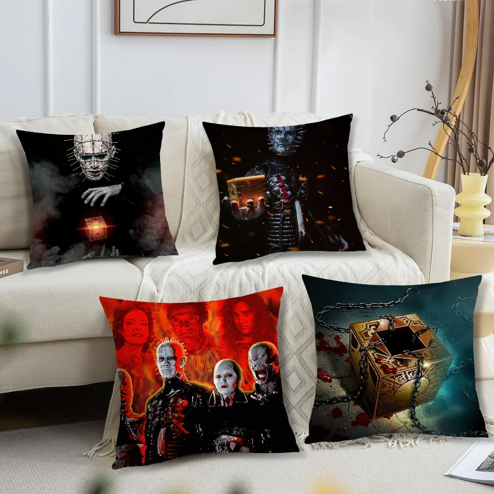 Hot Horror Movie H-Hellraiser Pillow Case Living Room Sofa Cushion Cover Suitable For Home Bedroom Room Decoration
Hot Horror Movie H-Hellraiser Pillow Case Living Room Sofa Cushion Cover Suitable For Home Bedroom Room Decoration