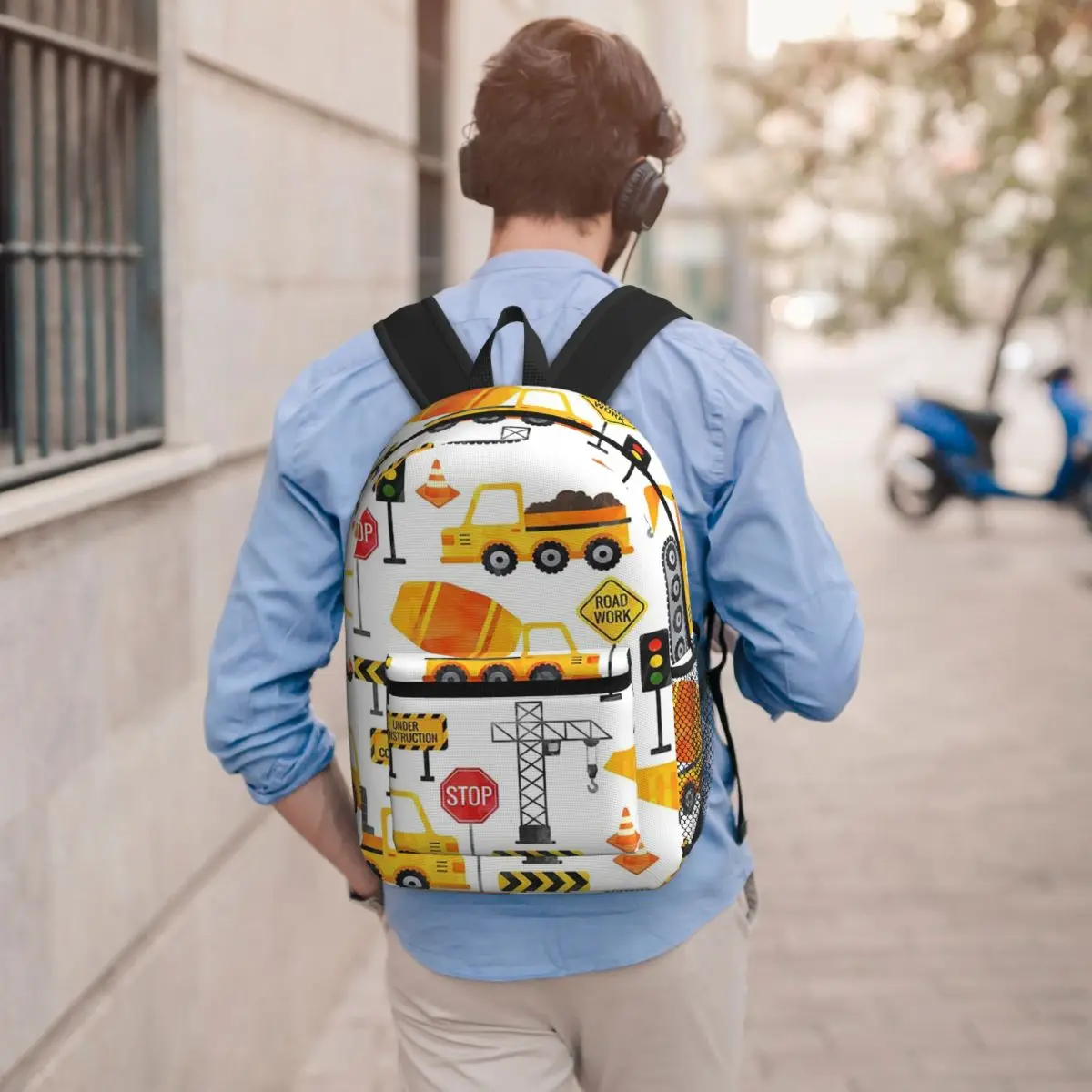 Road Work Watercolor Construction Vehicles Backpack Student BookBag Children School Bag Computer Shoulder Bags for Men Women
Road Work Watercolor Construction Vehicles Backpack Student BookBag Children School Bag Computer Shoulder Bags for Men Women