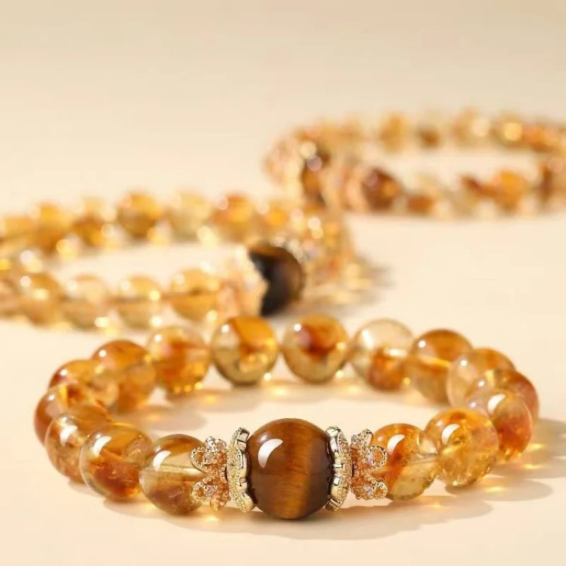Citrine Bead Fortune Bracelet Women, Natural Stone, Good Luck and Wealth, Yellow Tower
Citrine Bead Fortune Bracelet Women, Natural Stone, Good Luck and Wealth, Yellow Tower
