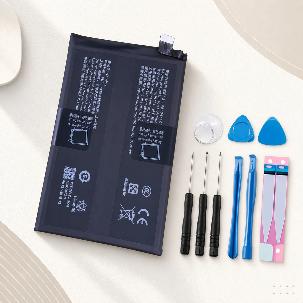 Premium Replacement Battery BLPC61 BLPC71 BLPC75 BLP749 For OPPO Realme OnePlus C71 C75 Reno 14F X2 Pro Phone Repair Supervooc
Premium Replacement Battery BLPC61 BLPC71 BLPC75 BLP749 For OPPO Realme OnePlus C71 C75 Reno 14F X2 Pro Phone Repair Supervooc