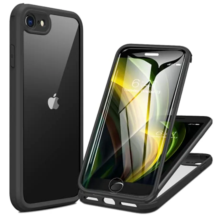 for iPhone SE Phone Case 3rd/2nd Generation 2022 2020 Full-Body with Built-in Glass Screen Protector, Heavy Duty 360° Protectiv
for iPhone SE Phone Case 3rd/2nd Generation 2022 2020 Full-Body with Built-in Glass Screen Protector, Heavy Duty 360° Protectiv