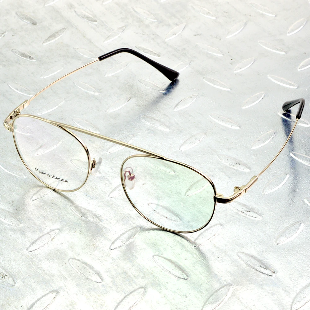Round Memory Titanium Alloy Exquisite Hinge Comfort Nose Pads Pilot Optical Glasses Frame Eyeglasses Eyeframe Eyewear
Round Memory Titanium Alloy Exquisite Hinge Comfort Nose Pads Pilot Optical Glasses Frame Eyeglasses Eyeframe Eyewear