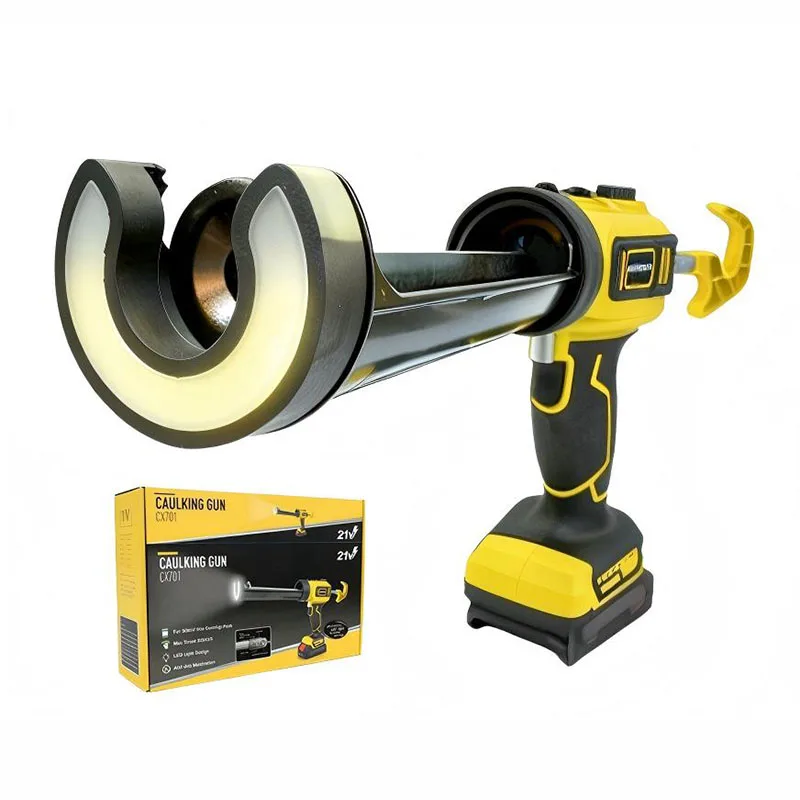 Electric Caulking Gun 10oz/300ml Cordless Caulk Gun 4 Adjustable Speeds with LED Light for Dewalt 20V Battery (No Battery)
Electric Caulking Gun 10oz/300ml Cordless Caulk Gun 4 Adjustable Speeds with LED Light for Dewalt 20V Battery (No Battery)