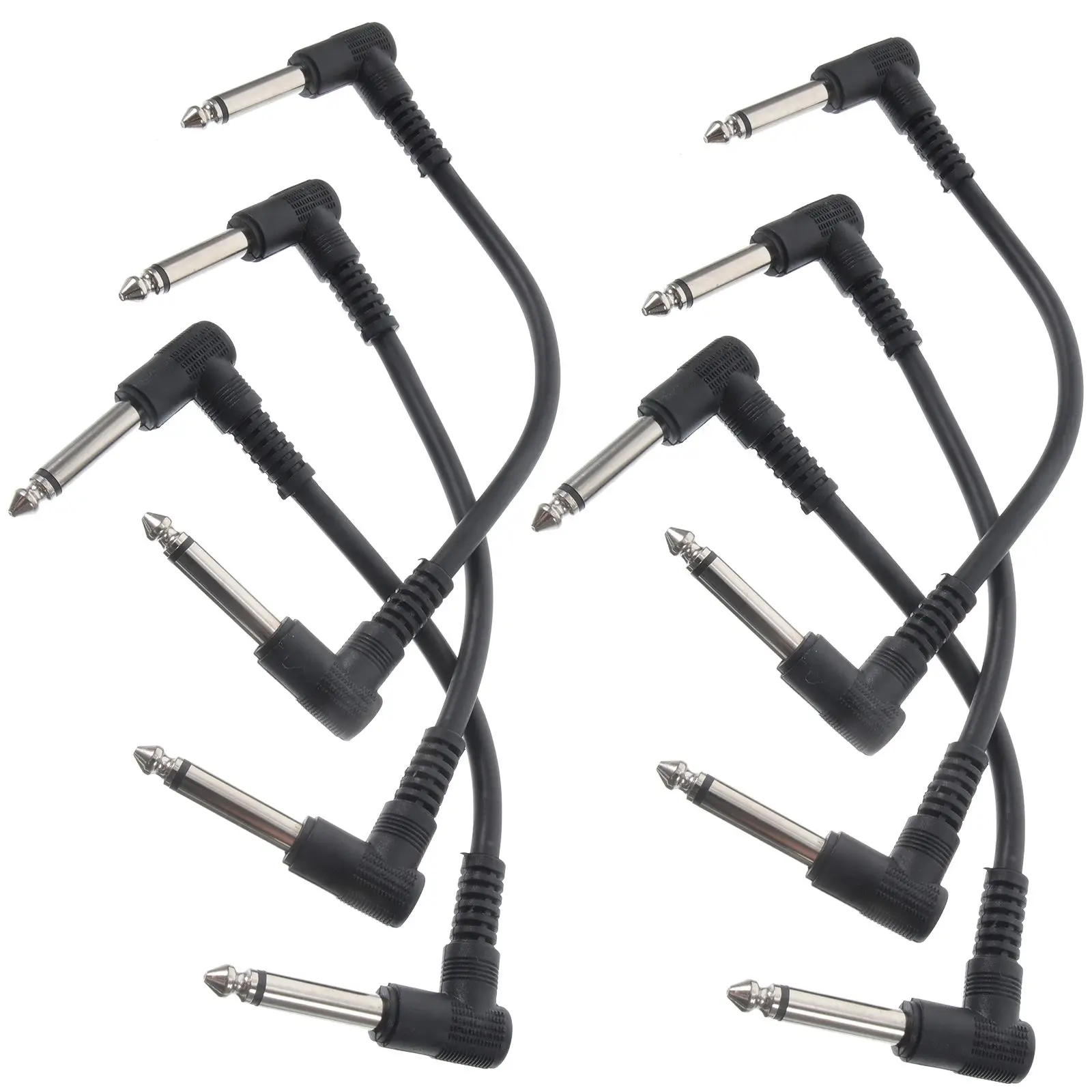 6 Pcs Electric Guitar Effect Cable Wire Audio Chord Jumper Patch Cables for Right Angle
6 Pcs Electric Guitar Effect Cable Wire Audio Chord Jumper Patch Cables for Right Angle