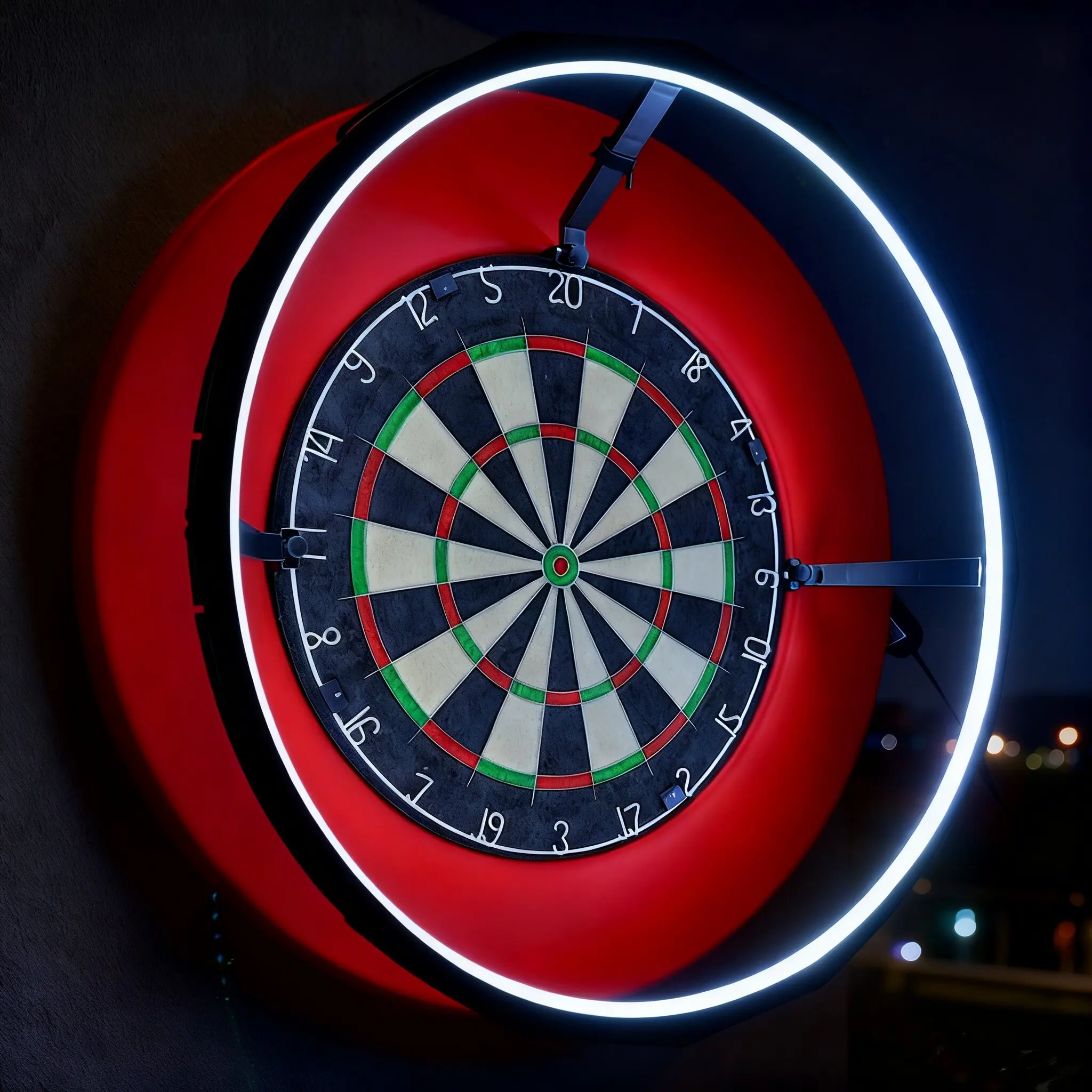 WEDARTER Professional dartboard light, ideal for dart games, featuring bright LED lighting and eco-friendly plastic construction
WEDARTER Professional dartboard light, ideal for dart games, featuring bright LED lighting and eco-friendly plastic construction
