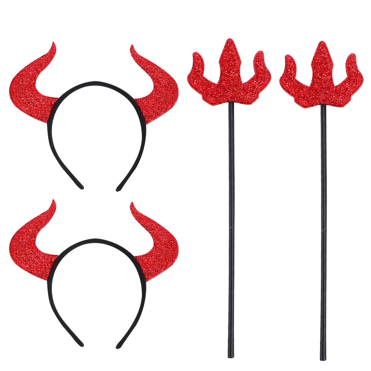4pcs Hairband Set Halloween Costume Accessories Demon Horns Headband Props Cosplay Parties Exaggerated Modeling Matching
4pcs Hairband Set Halloween Costume Accessories Demon Horns Headband Props Cosplay Parties Exaggerated Modeling Matching