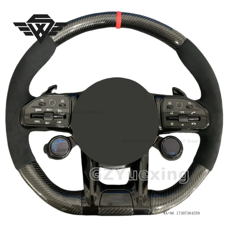 Carbon Fiber Belt Knob Car Steering Wheel Suitable for Mercedes Benz AMG GT 63s W205 W166 W177 W204 W217 W222 C63 E63 S63 G63
Carbon Fiber Belt Knob Car Steering Wheel Suitable for Mercedes Benz AMG GT 63s W205 W166 W177 W204 W217 W222 C63 E63 S63 G63
