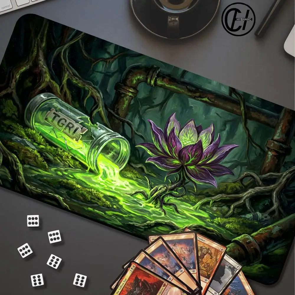 Polluted purple lotus Magic Card Battle Mat MTG Playmat Anti-slip Base HYBXXC gathering gaming mats Board Game Mat for TCG
Polluted purple lotus Magic Card Battle Mat MTG Playmat Anti-slip Base HYBXXC gathering gaming mats Board Game Mat for TCG