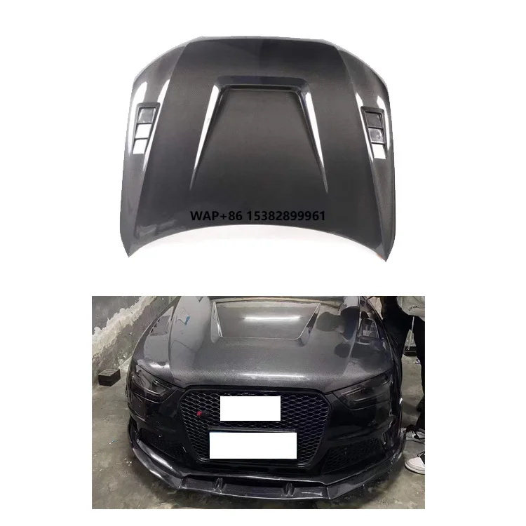 Car Exterior Accessories Engine Hood Sedan LY Style Carbon Fiber Front Bonnet for A4 S4 RS4 B8.5
Car Exterior Accessories Engine Hood Sedan LY Style Carbon Fiber Front Bonnet for A4 S4 RS4 B8.5