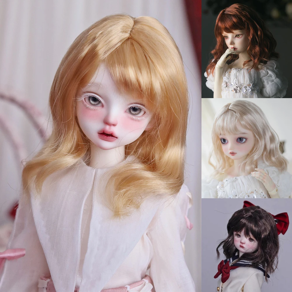 D09-P729 children handmade toy 1/6 1/3 1/4 uncle doll BJD/SD doll's wig brown Air bangs short wigs playful curls 1pcs
D09-P729 children handmade toy 1/6 1/3 1/4 uncle doll BJD/SD doll's wig brown Air bangs short wigs playful curls 1pcs