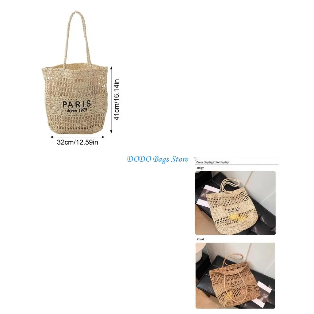 Trendy Hollow Out Shoulder Beach Bag Bag Fashion Craftsmanship Secure Inner Lining Comfortable Carry for Women Girls
Trendy Hollow Out Shoulder Beach Bag Bag Fashion Craftsmanship Secure Inner Lining Comfortable Carry for Women Girls