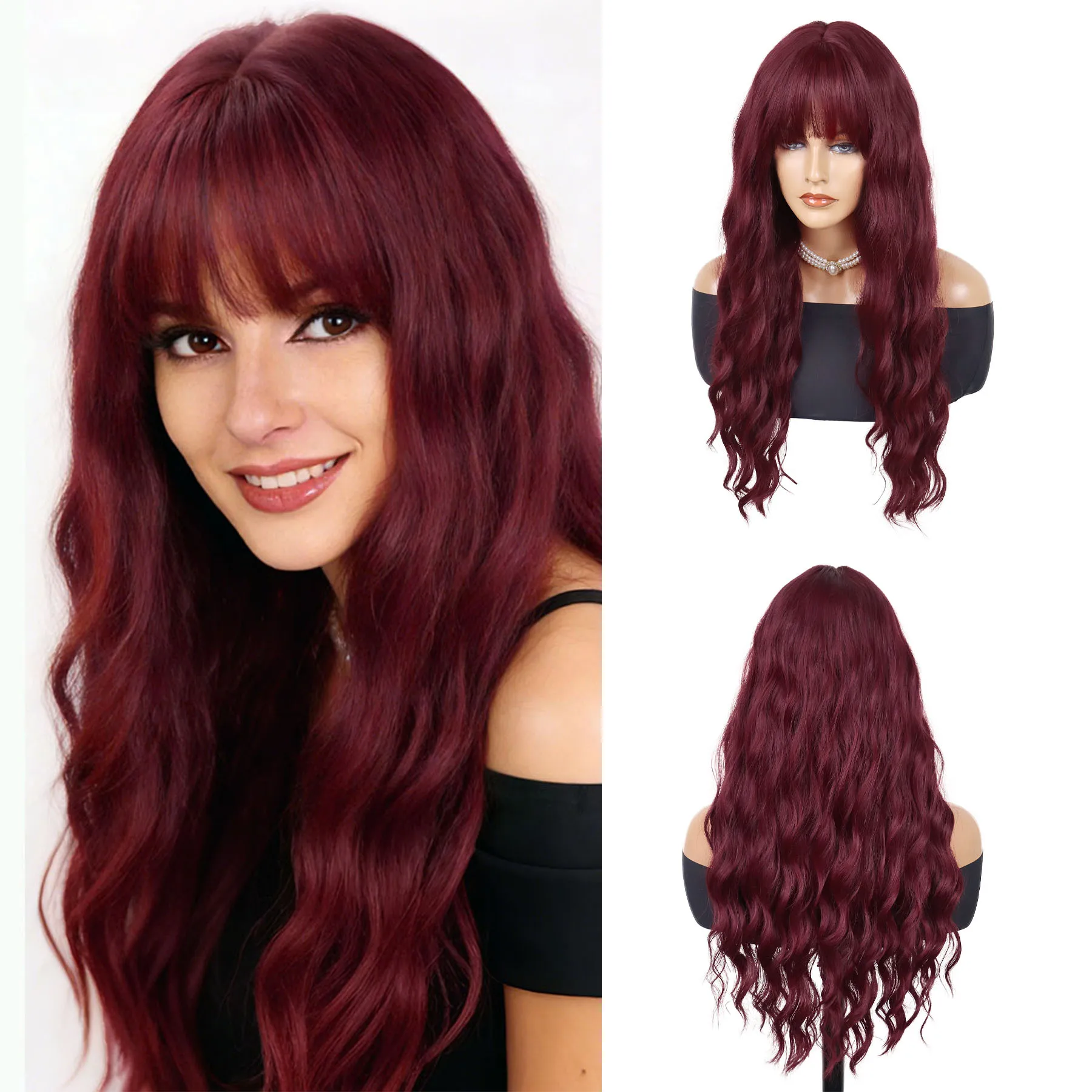 Синтетический длинный парик GNIMEGIL цвета темно-коричневый для женщин, парик с эффектом водной волны и челкой, естественная линия волос, парик для мамы, для повседневной носки, вечеринок, Хэллоуина, косплея
Синтетический длинный парик GNIMEGIL цвета темно-коричневый для женщин, парик с эффектом водной волны и челкой, естественная линия волос, парик для мамы, для повседневной носки, вечеринок, Хэллоуина, косплея