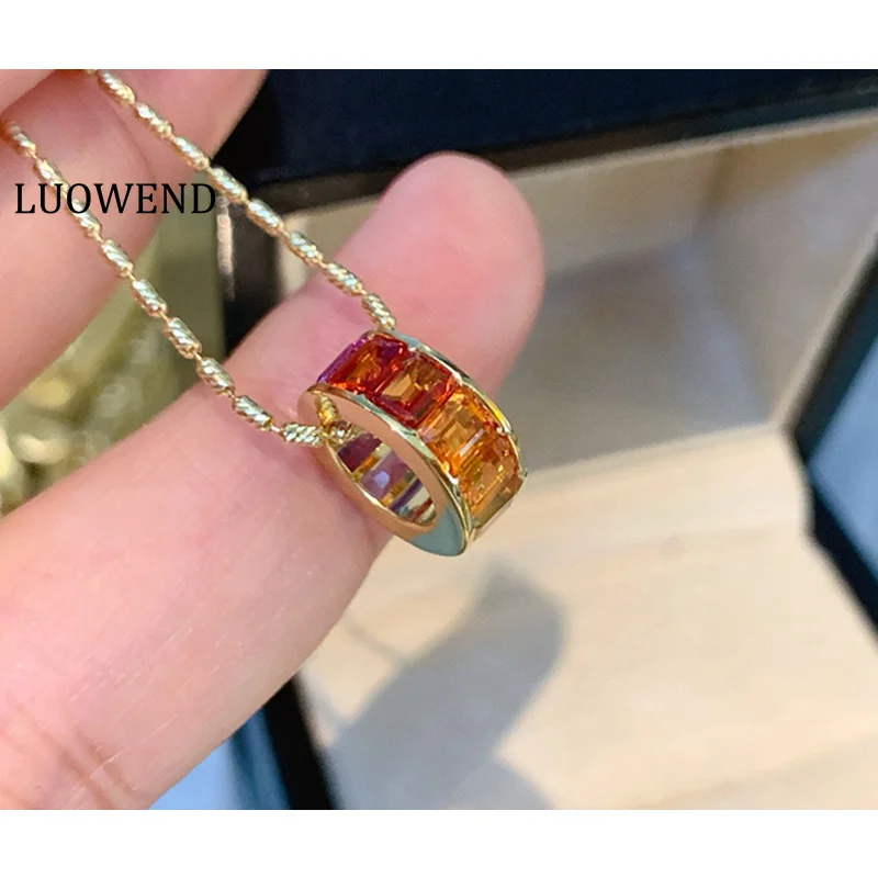 LUOWEND 100% 18-каратное желтое золото ожерелье романтический Радужный стиль натуральный цвет сапфировый кулон ожерелье для женщин свадебные украшения
LUOWEND 100% 18-каратное желтое золото ожерелье романтический Радужный стиль натуральный цвет сапфировый кулон ожерелье для женщин свадебные украшения