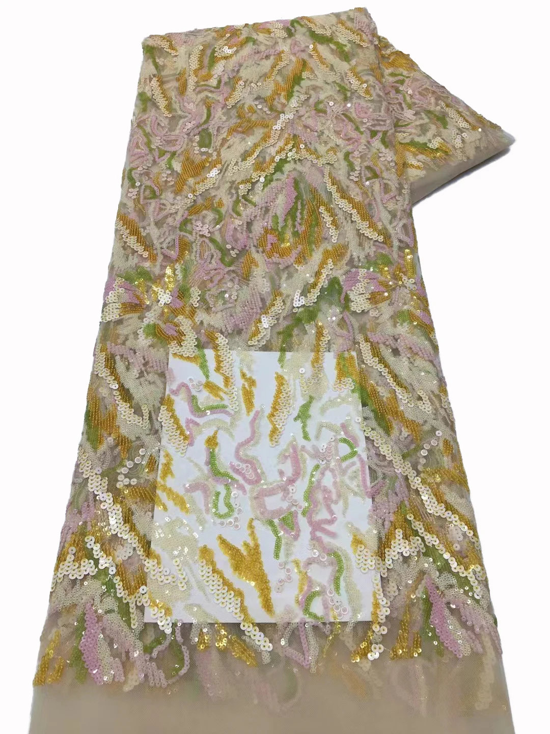 Africa New Lace Embroidery Mesh Sequins Bead Tube Embroidery, Nigeria High-end Women's Dresses Evening Gowns Fabrics
Africa New Lace Embroidery Mesh Sequins Bead Tube Embroidery, Nigeria High-end Women's Dresses Evening Gowns Fabrics