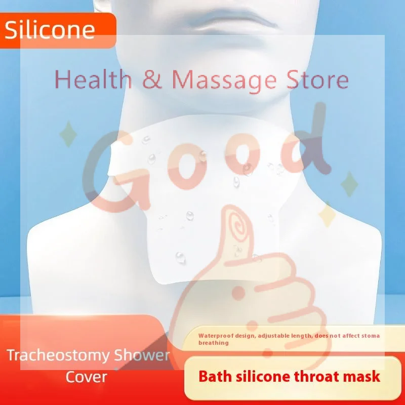 【WA】Silicone Trach Shower Covers Shield Waterproof Tracheostomy Cover Neck Skin Friendly Waterproof Breathable Bath Throat Mask
【WA】Silicone Trach Shower Covers Shield Waterproof Tracheostomy Cover Neck Skin Friendly Waterproof Breathable Bath Throat Mask