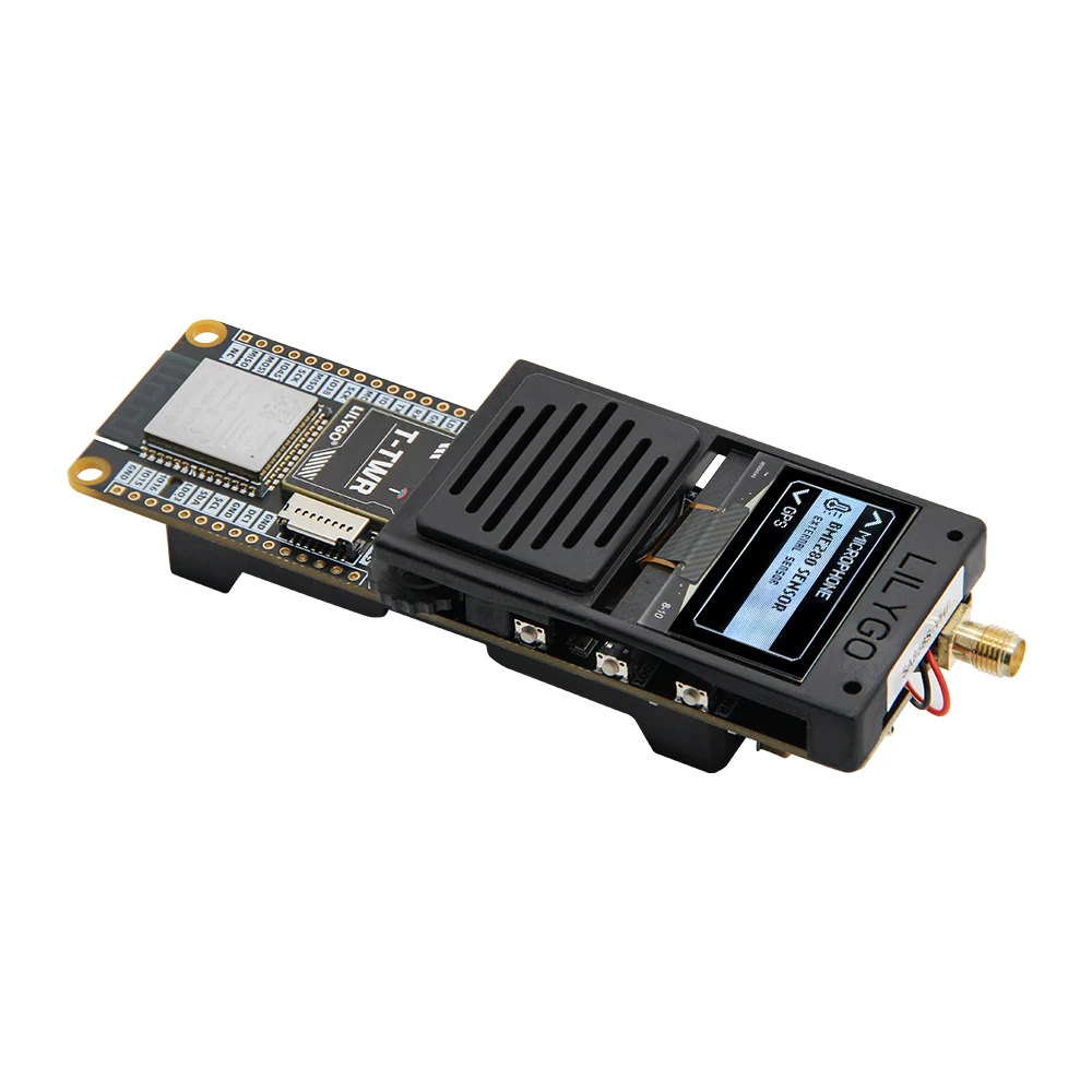 T-TWR REV2.1 ESP32-S3 Walkie-Talkie Development Board 1.3 Inch OLED PMU AXP2102 GPS GNSS Module RF Transceiver 1.3 Inch
T-TWR REV2.1 ESP32-S3 Walkie-Talkie Development Board 1.3 Inch OLED PMU AXP2102 GPS GNSS Module RF Transceiver 1.3 Inch