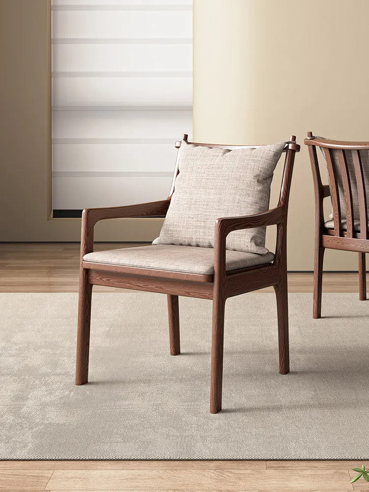 b15 Nordic solid wood home dining chair ash wood with armrests leisure chair
b15 Nordic solid wood home dining chair ash wood with armrests leisure chair