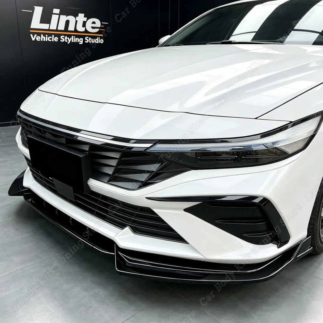 Gloss Black ABS Front Bumper Splitter Lip Body Kit Spoiler Diffuser For Hyundai Elantra MK7.5 Standard 2023 2024 2025 2026 Trim
Gloss Black ABS Front Bumper Splitter Lip Body Kit Spoiler Diffuser For Hyundai Elantra MK7.5 Standard 2023 2024 2025 2026 Trim