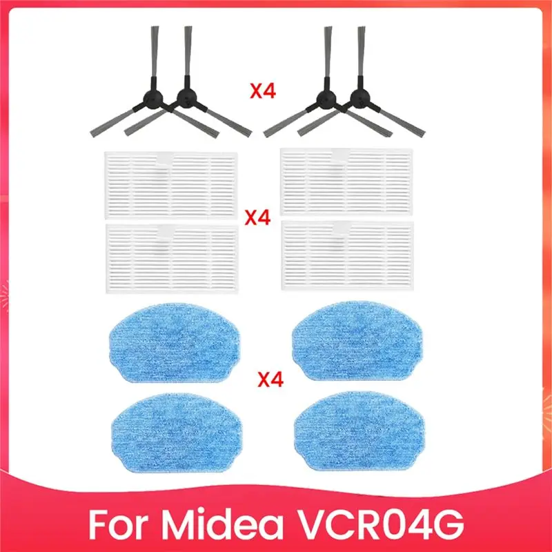 Комплект аксессуаров для робота-пылесоса Formidea VCR04G: 12 шт. (боковые щетки, HEPA-фильтры, салфетки для влажной уборки)
Комплект аксессуаров для робота-пылесоса Formidea VCR04G: 12 шт. (боковые щетки, HEPA-фильтры, салфетки для влажной уборки)