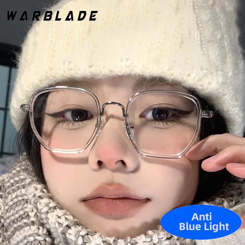 Fashion Designer Metal Square Frame Women's Optical Glasses Men Anti Blue Light For Computer Work TR90 Eyeglasses Female Lentes
Fashion Designer Metal Square Frame Women's Optical Glasses Men Anti Blue Light For Computer Work TR90 Eyeglasses Female Lentes