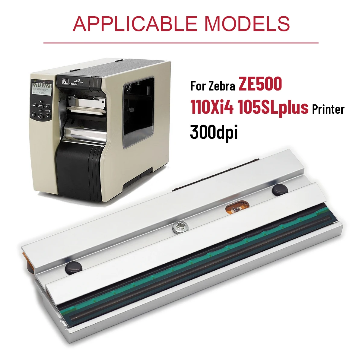 300dpi Printhead for Zebra 110Xi4 P1004232 3-days delivery label printer Head Print head Express high definition 90-day warranty
300dpi Printhead for Zebra 110Xi4 P1004232 3-days delivery label printer Head Print head Express high definition 90-day warranty