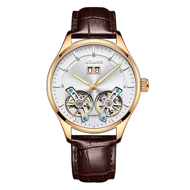 AILANG Automatic Mechanical Waterproof Sport Military Men Watch Luxury Double Tourbillon Man Wristwatch Leather Strap
AILANG Automatic Mechanical Waterproof Sport Military Men Watch Luxury Double Tourbillon Man Wristwatch Leather Strap