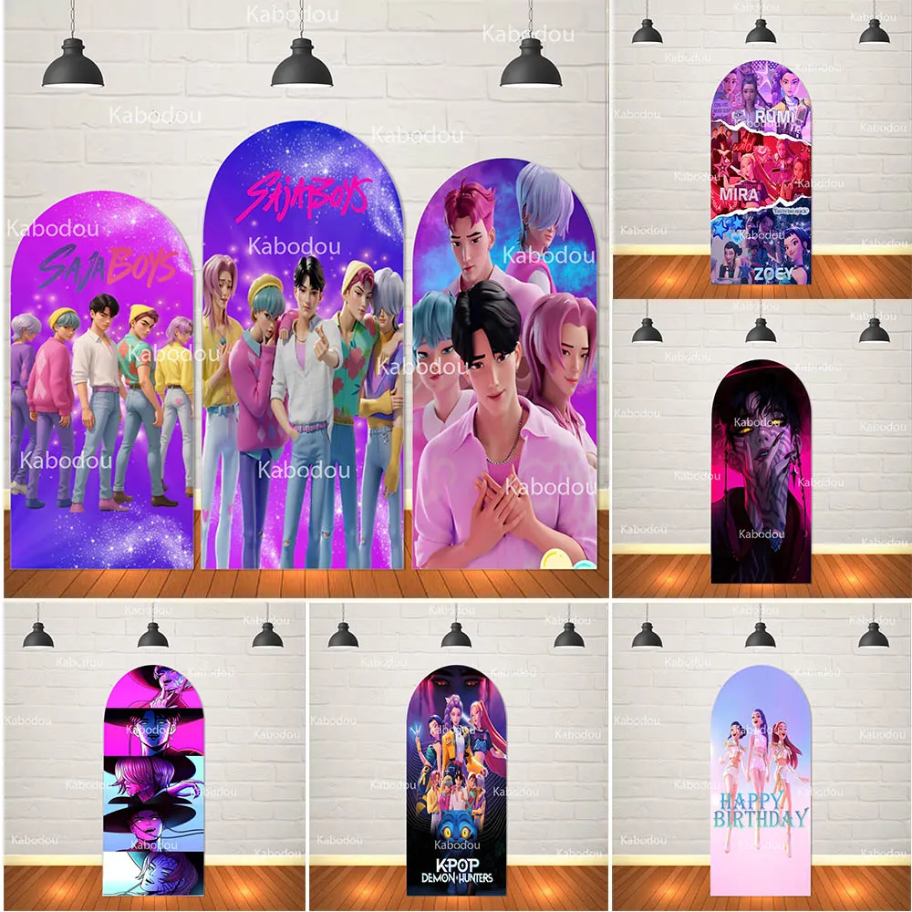 K-POP Group Sajaboy Demon Hunter Arch Cover Backdrop Birthday Party Decoration Baby Shower Dance Photobooth Background
K-POP Group Sajaboy Demon Hunter Arch Cover Backdrop Birthday Party Decoration Baby Shower Dance Photobooth Background
