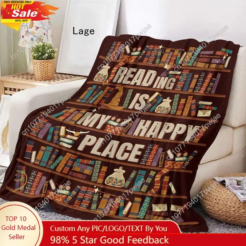 Room Decor Soft Flannel Blanket Novelty LetterPrint Throw Blanket Book Lovers Blanket forTravel Sofa Bed Office Comfy Bedding
Room Decor Soft Flannel Blanket Novelty LetterPrint Throw Blanket Book Lovers Blanket forTravel Sofa Bed Office Comfy Bedding