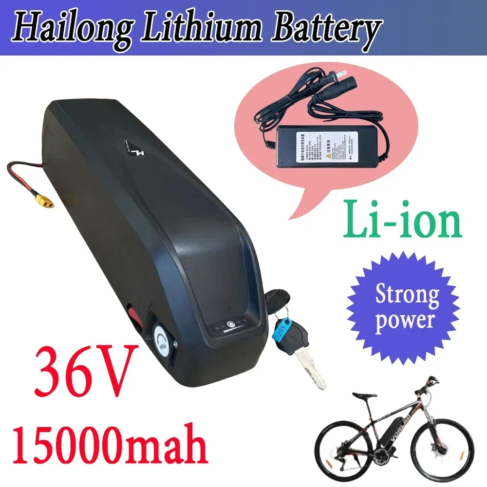 36V 15000mAh High Capacity BMS Battery for Hailong 30A Electric Bicycle Motor Compatible with BBS02 BBS03 BBSHD 350W-1000W
36V 15000mAh High Capacity BMS Battery for Hailong 30A Electric Bicycle Motor Compatible with BBS02 BBS03 BBSHD 350W-1000W
