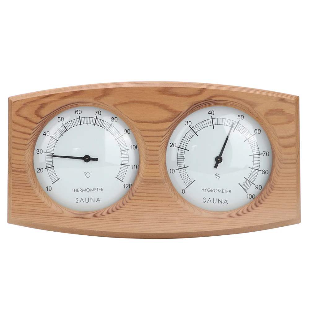 2-In-1 Wood Thermo-Hygrometer Thermometer Hygrometer Sauna Room Steam Room Accessories Thermo-Hygrometer Sauna Room Accessories
2-In-1 Wood Thermo-Hygrometer Thermometer Hygrometer Sauna Room Steam Room Accessories Thermo-Hygrometer Sauna Room Accessories