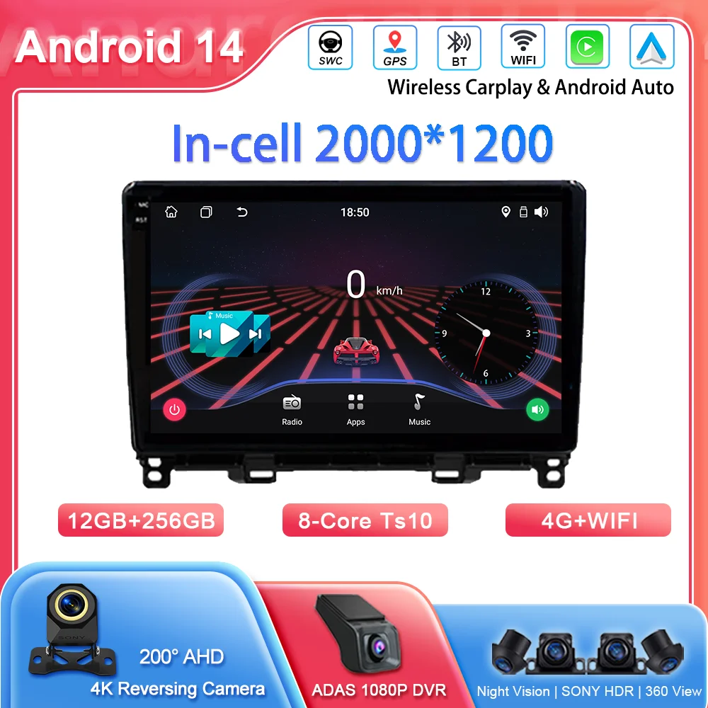 Android 14 Carplay Радио Стерео Для Honda Jazz 4 2020-2021 Авто Мультимедийный Видеоплеер Навигация Внутренний QLED Экран 4G 2DIN
Android 14 Carplay Радио Стерео Для Honda Jazz 4 2020-2021 Авто Мультимедийный Видеоплеер Навигация Внутренний QLED Экран 4G 2DIN