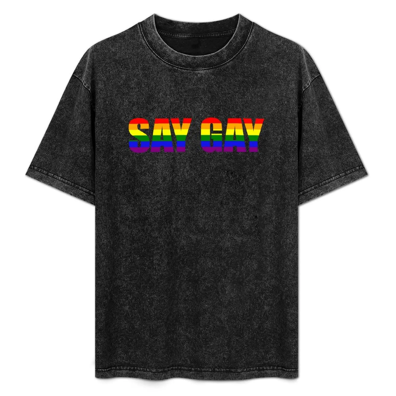 Say Gay T-Shirt Breathable Lightweight Summer Top
Say Gay T-Shirt Breathable Lightweight Summer Top