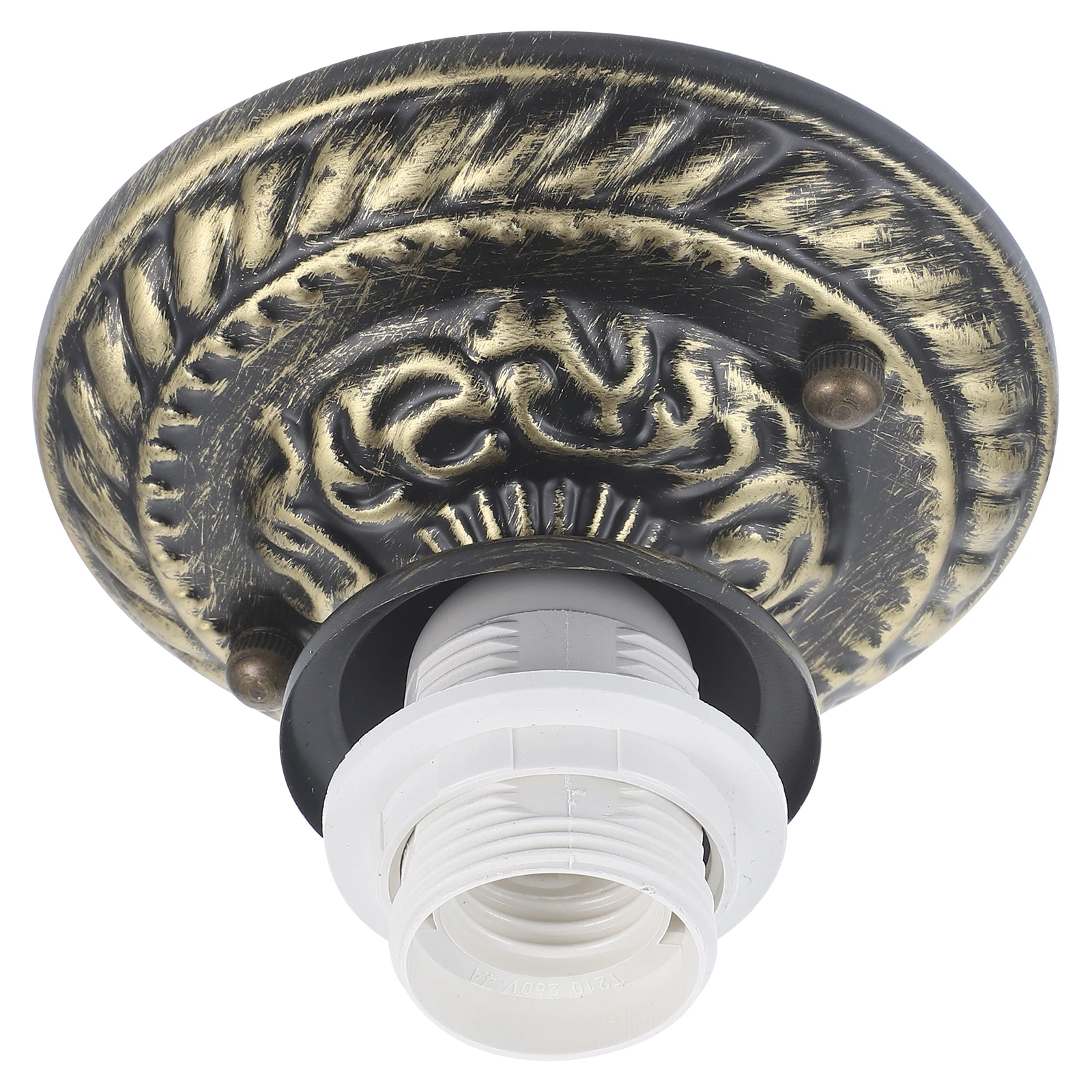 Retro E27 Flush Mount Ceiling Light Base Socket Zinc Alloy Golden Black 130 Flower Thread Bulb Holder Lamp Converter Adapter
Retro E27 Flush Mount Ceiling Light Base Socket Zinc Alloy Golden Black 130 Flower Thread Bulb Holder Lamp Converter Adapter