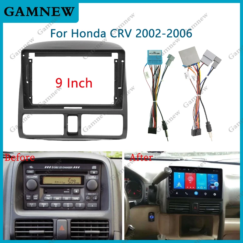 9 Inch Car Frame Fascia Adapter For Honda CRV C-RV 2002-2006 Android Radio Dash Fitting Panel Kit
9 Inch Car Frame Fascia Adapter For Honda CRV C-RV 2002-2006 Android Radio Dash Fitting Panel Kit