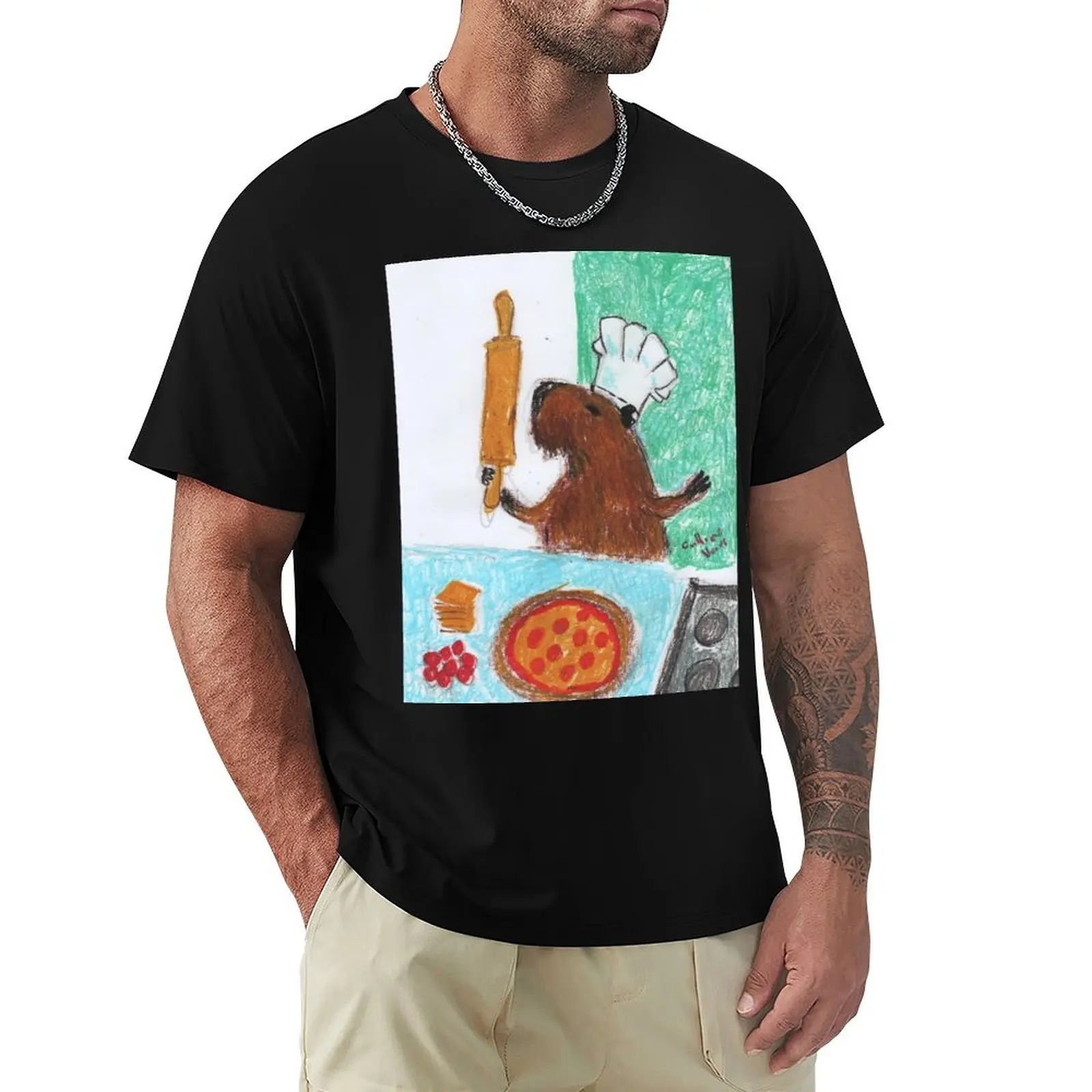 capybara making a delicious pizza T-Shirt Odor Resistant Short Sleeve Top
capybara making a delicious pizza T-Shirt Odor Resistant Short Sleeve Top