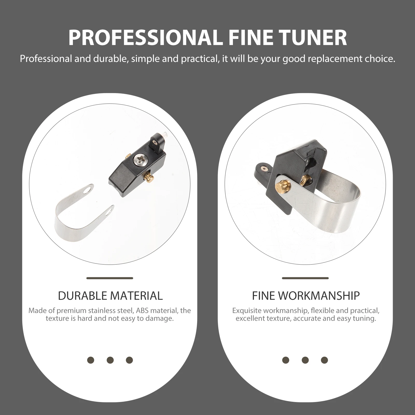 Fine Erhu Tuner Instrument Accessory Metal Black Stainless Steel Adjustment Tools
Fine Erhu Tuner Instrument Accessory Metal Black Stainless Steel Adjustment Tools