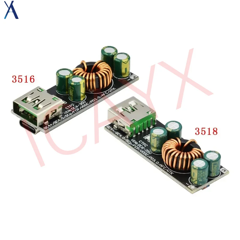 QC4.0 QC3.0 USB Type-C Mobile Phone Quick Charge Adapter 6 -35V Step Down Buck Boost Module for Huawei SCP/FCP Apple PD Qualcomm
QC4.0 QC3.0 USB Type-C Mobile Phone Quick Charge Adapter 6 -35V Step Down Buck Boost Module for Huawei SCP/FCP Apple PD Qualcomm